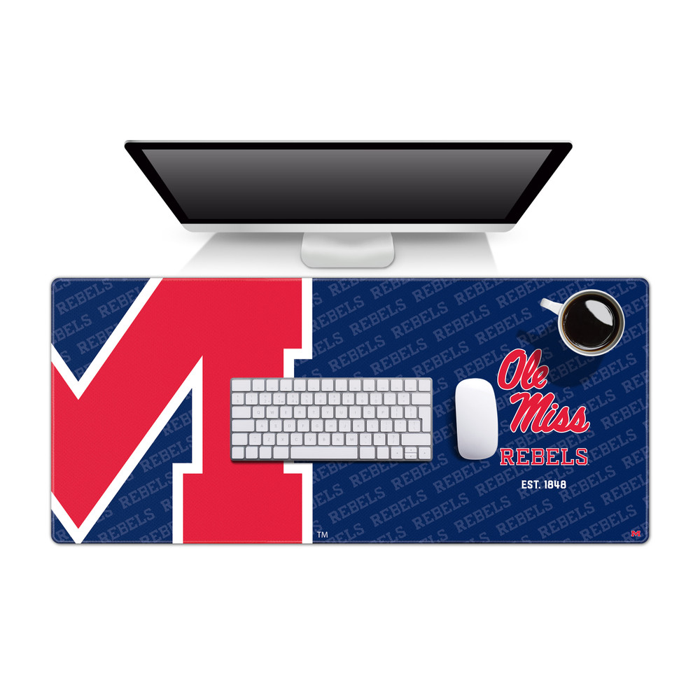 Mississippi Rebels Logo Series Desk Pad |Stadium Views | 1900447