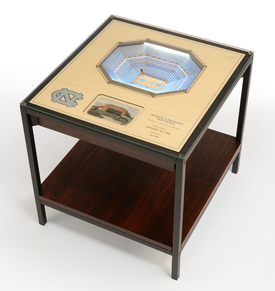 North Carolina Tar Heels 25-Layer StadiumViews End Table | Stadium Views | 9026402