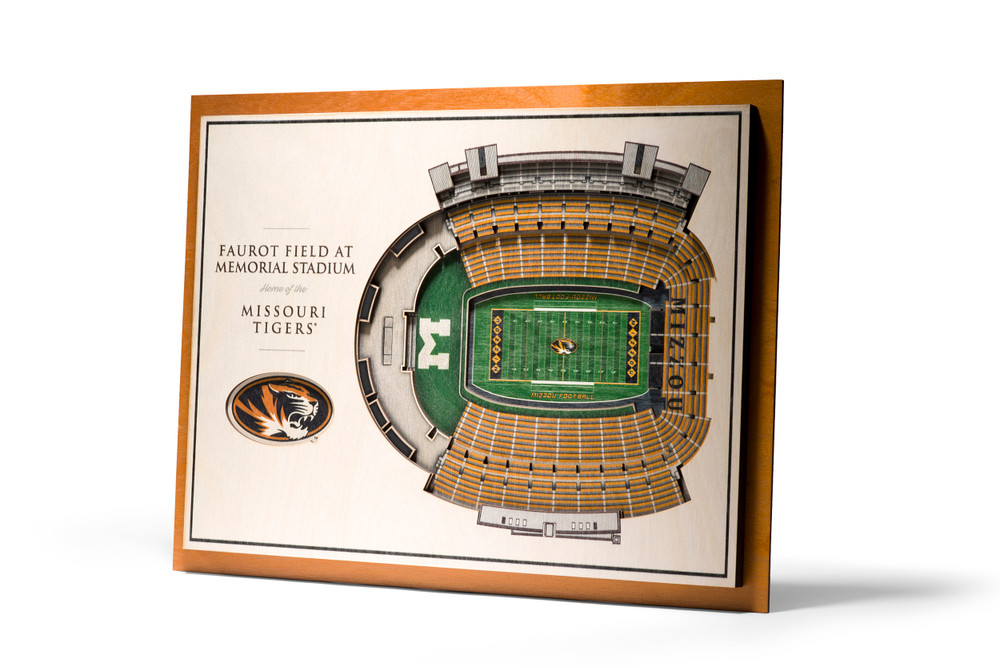 Missouri Tigers 5-Layer StadiumView 3D Wall Art | Stadium Views | 5028472