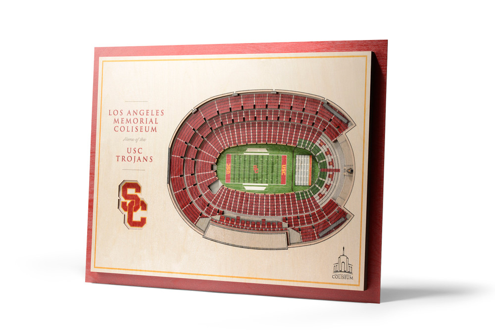 USC Trojans 5-Layer StadiumView 3D Wall Art | Stadium Views | 5028656