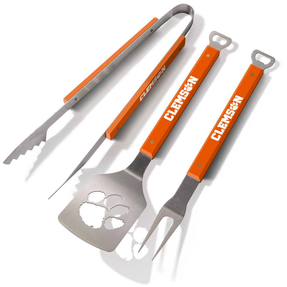 Clemson Tigers Spirit Series 3-Piece BBQ Set | Stadium Views | 9028833