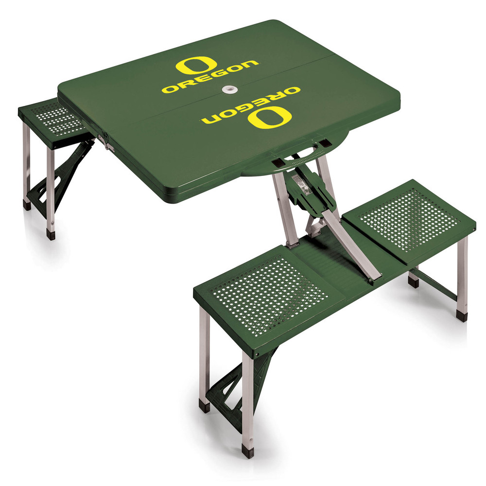 Oregon Ducks Folding Picnic Table | Picnic Time | 811-00-121-474-0