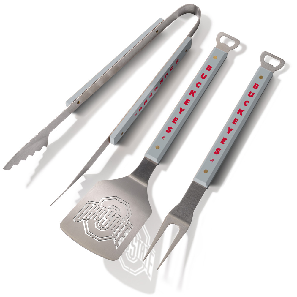 Ohio State Buckeyes Spirit Series 3-Piece BBQ Set | Stadium Views | 9028529