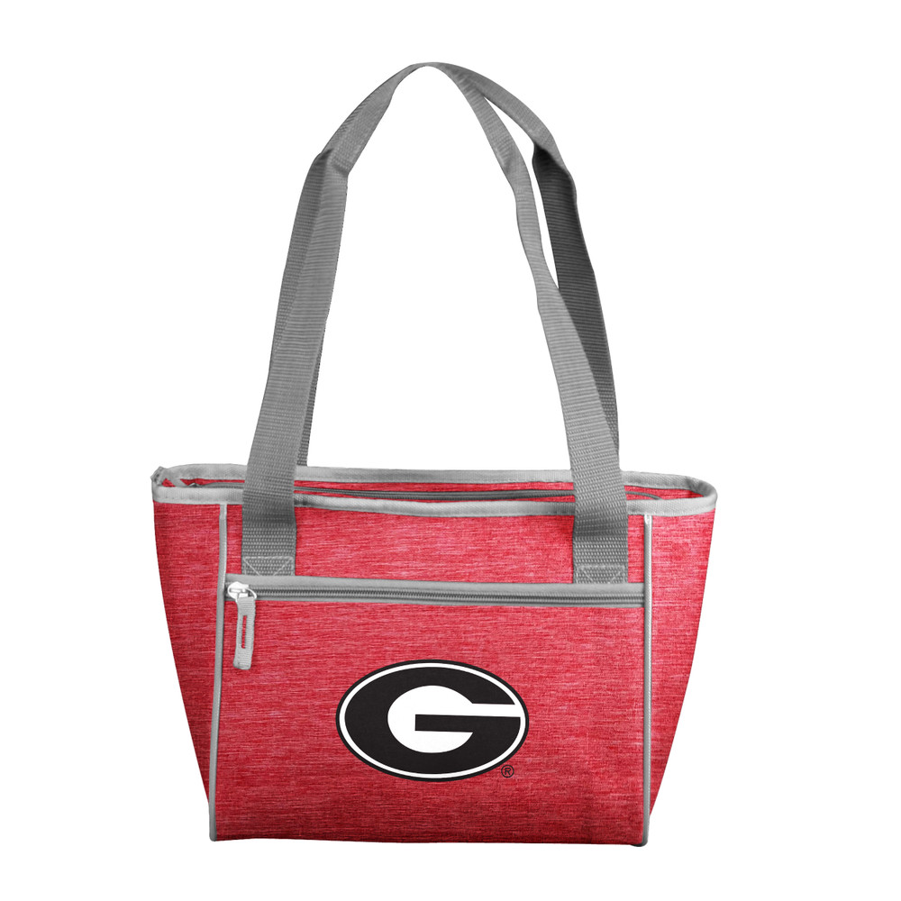 Georgia Bulldogs Crosshatch 16 Can Cooler Tote| Logo Brands |LGC142-83-CR1