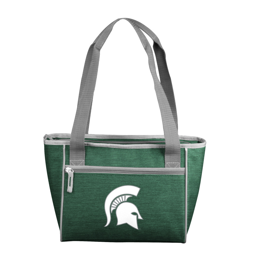 Michigan State Spartans Crosshatch 16 Can Cooler Tote| Logo Brands |LGC172-83-CR1