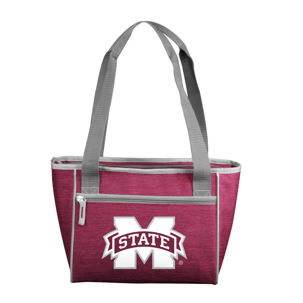Mississippi State Bulldogs Crosshatch 16 Can Cooler Tote| Logo Brands |LGC177-83-CR1
