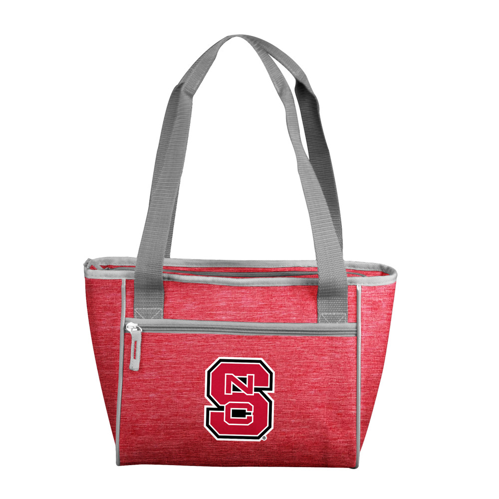 NC State Wolfpack Crosshatch 16 Can Cooler Tote| Logo Brands |LGC186-83-CR1