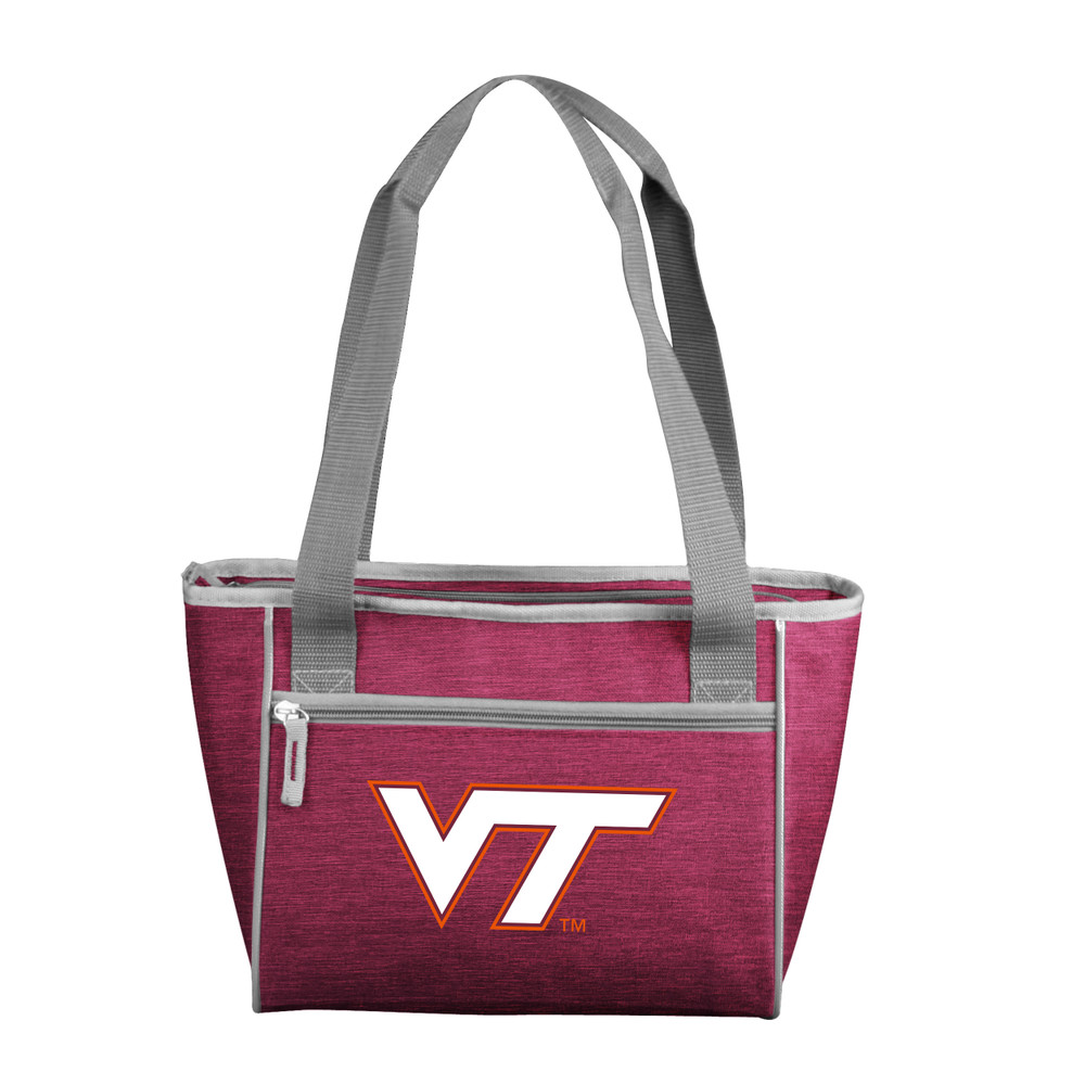 Virginia Tech Red Raiders Crosshatch 16 Can Cooler Tote| Logo Brands |LGC235-83-CR1