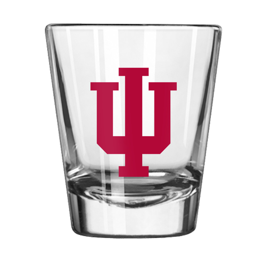 Indiana Hoosiers 2oz Gameday Shot Glass Set of 2| LOGOBRANDS | 153-G2S-1