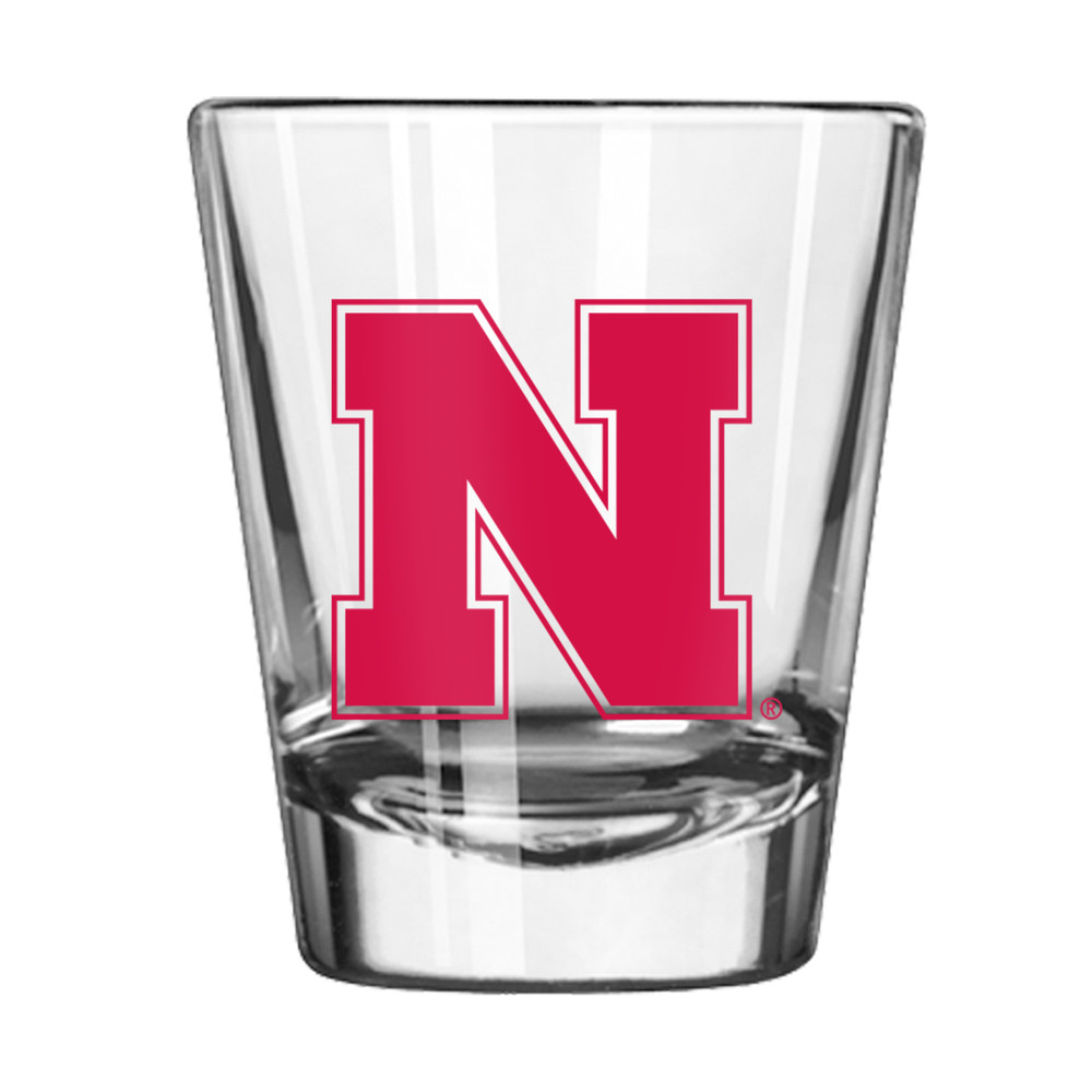 Nebraska Huskers 2oz Gameday Shot Glass Set of 2| Logo Brands |LGC182-G2S-1