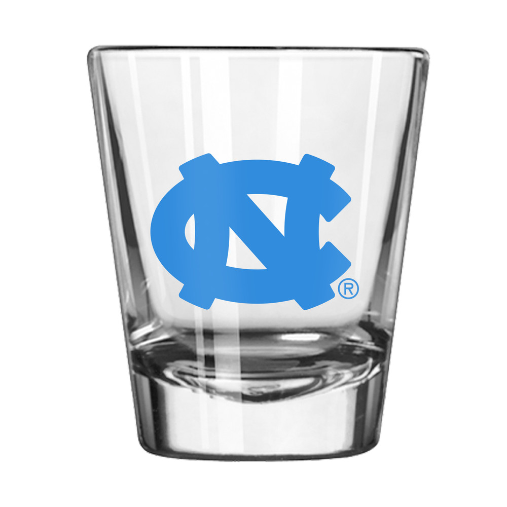 North Carolina Tar Heels 2oz Gameday Shot Glass Set of 2| Logo Brands |LGC185-G2S-1