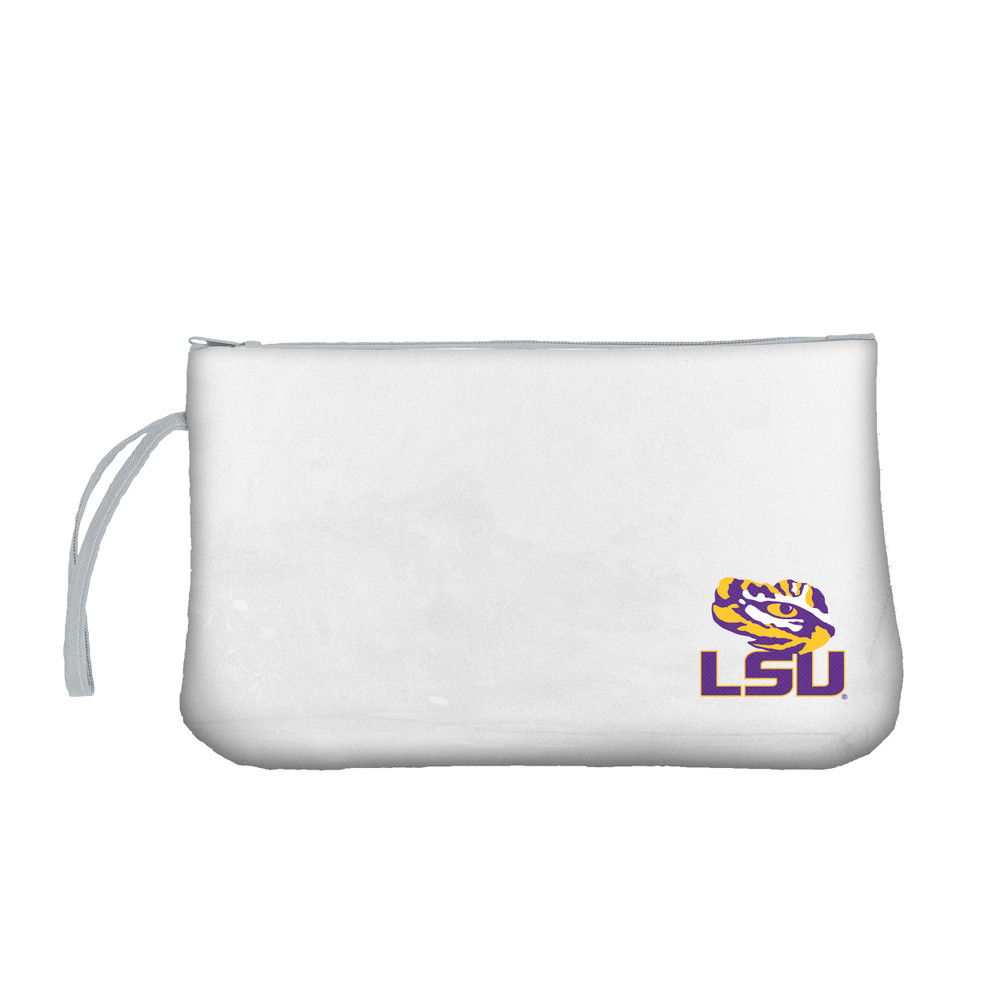 LSU Tigers Clear Wristlet| Logo Brands |LGC162-922