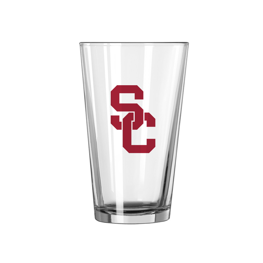 USC Trojans 16oz Gameday Pint Glass - Set of 2| Logo Brands |LGC205-G16P-1