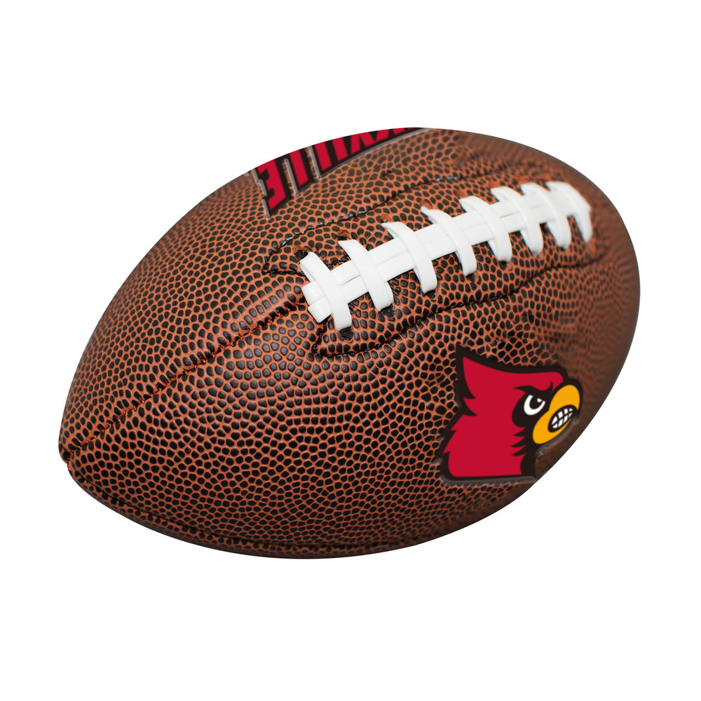 Louisville Cardinals Mini Size Composite Football| Logo Brands |LGC161-93MC-1