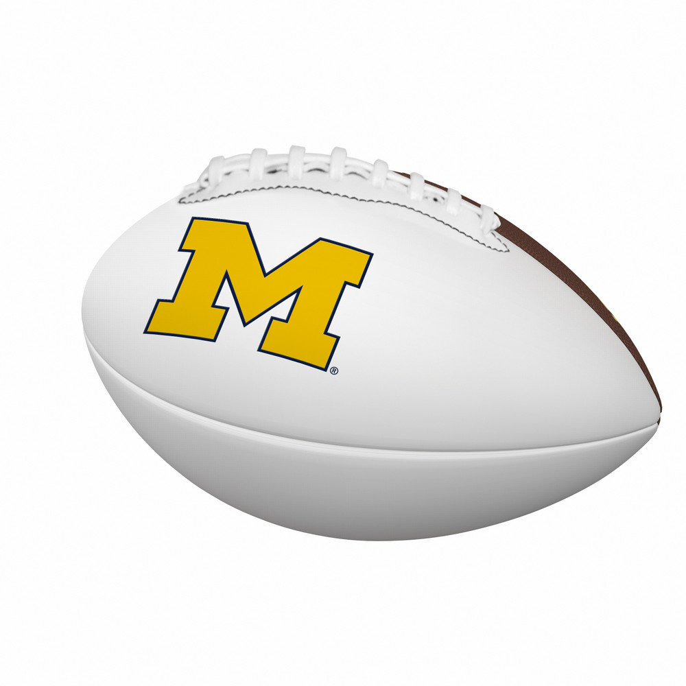 Michigan Wolverines Mini-Size Autograph Football| Logo Brands |LGC171-93MA-1