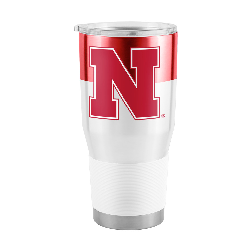 Nebraska Huskers 30oz Colorblock Stainless Tumbler| Logo Brands |LGC182-S30T-11