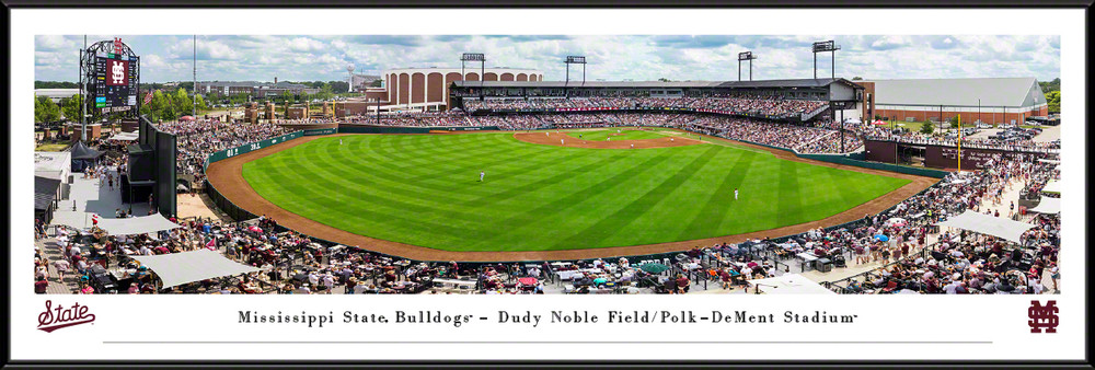 Mississippi State Bulldogs Baseball Standard Frame Panoramic Photo | Blakeway | MSSU9F