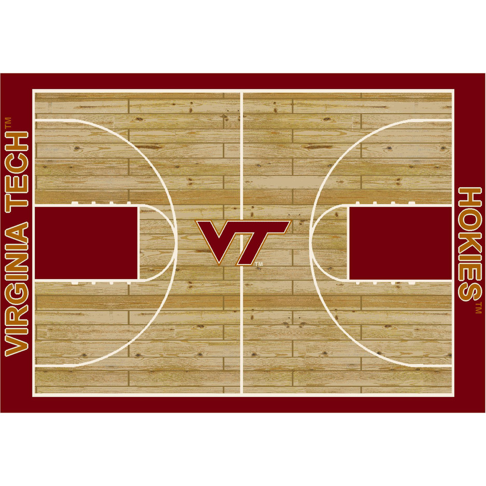 Virginia Tech Hokies Courtside Rug| Imperial |IMP553-3050