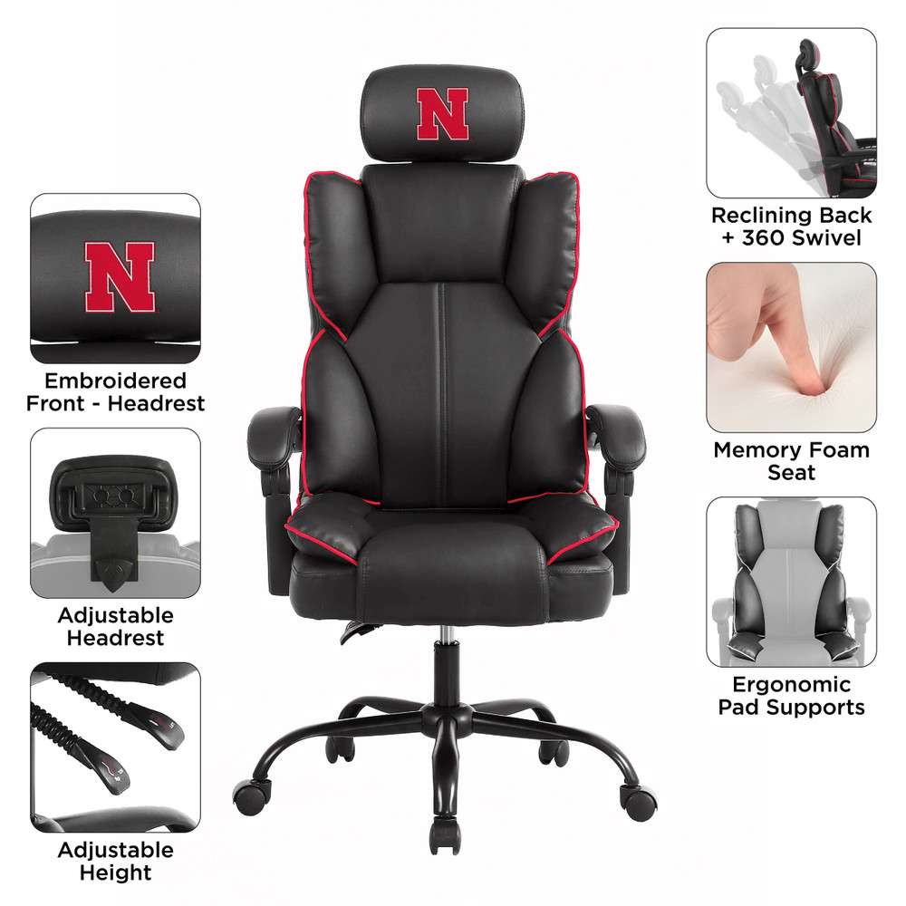 Nebraska Huskers Champ Chair| Imperial |IMP684-3010