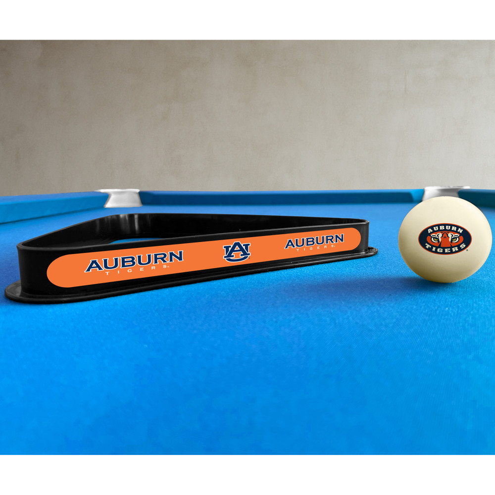 Auburn Tigers Cue Ball & Ball Rack| Imperial |IMP773-3002
