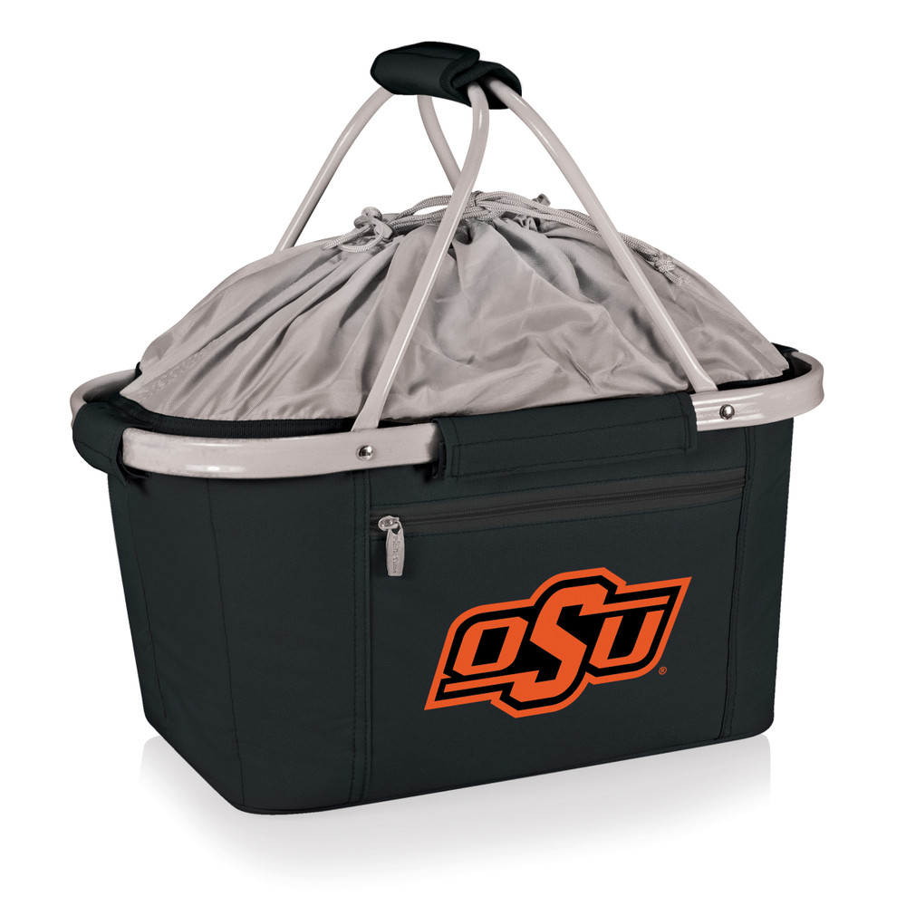 Oklahoma State Cowboys Metro Basket Collapsible Cooler Tote | Picnic Time | 645-00-175-464-0