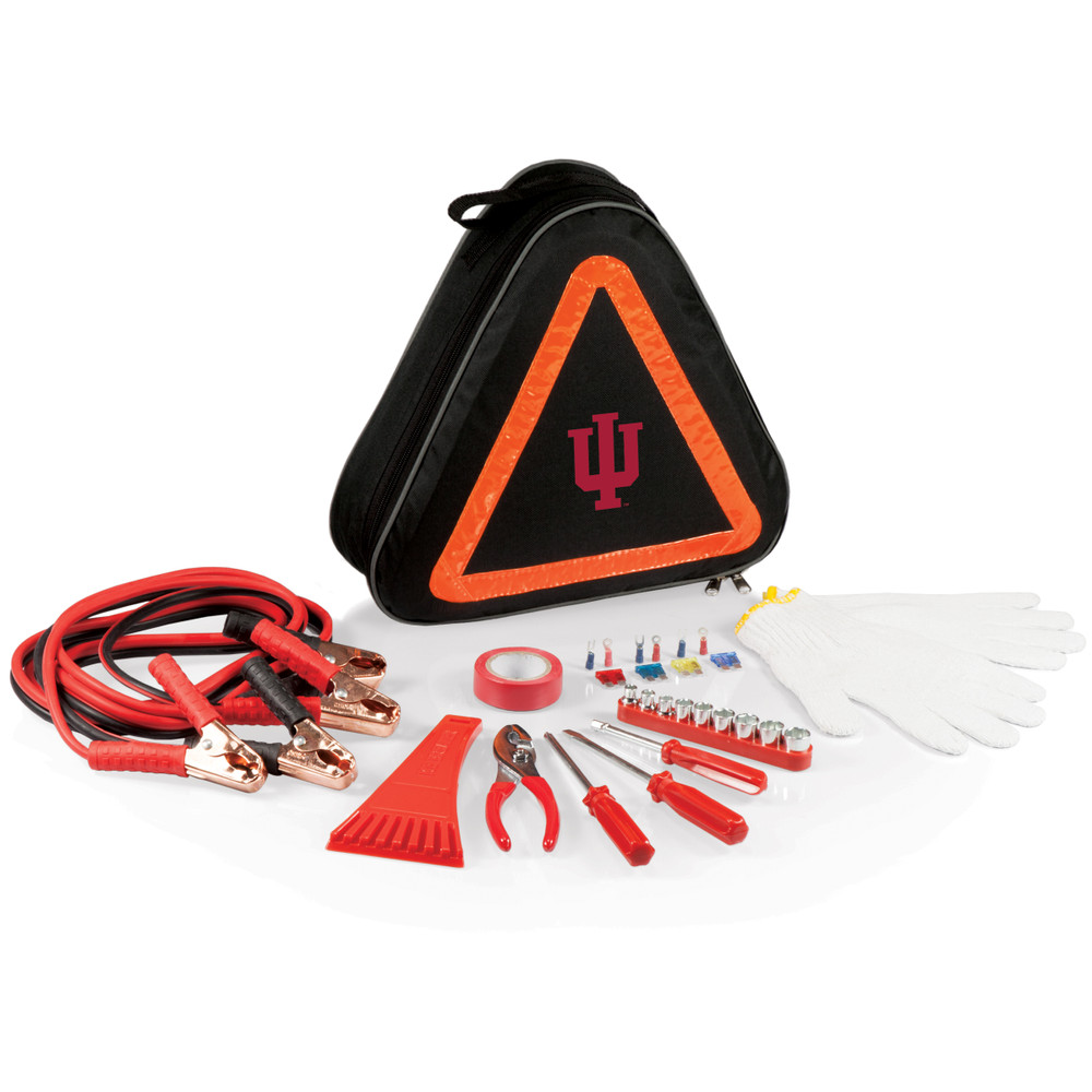 Indiana Hoosiers Roadside Emergency Car Kit | Picnic Time | 699-00-179-674-0