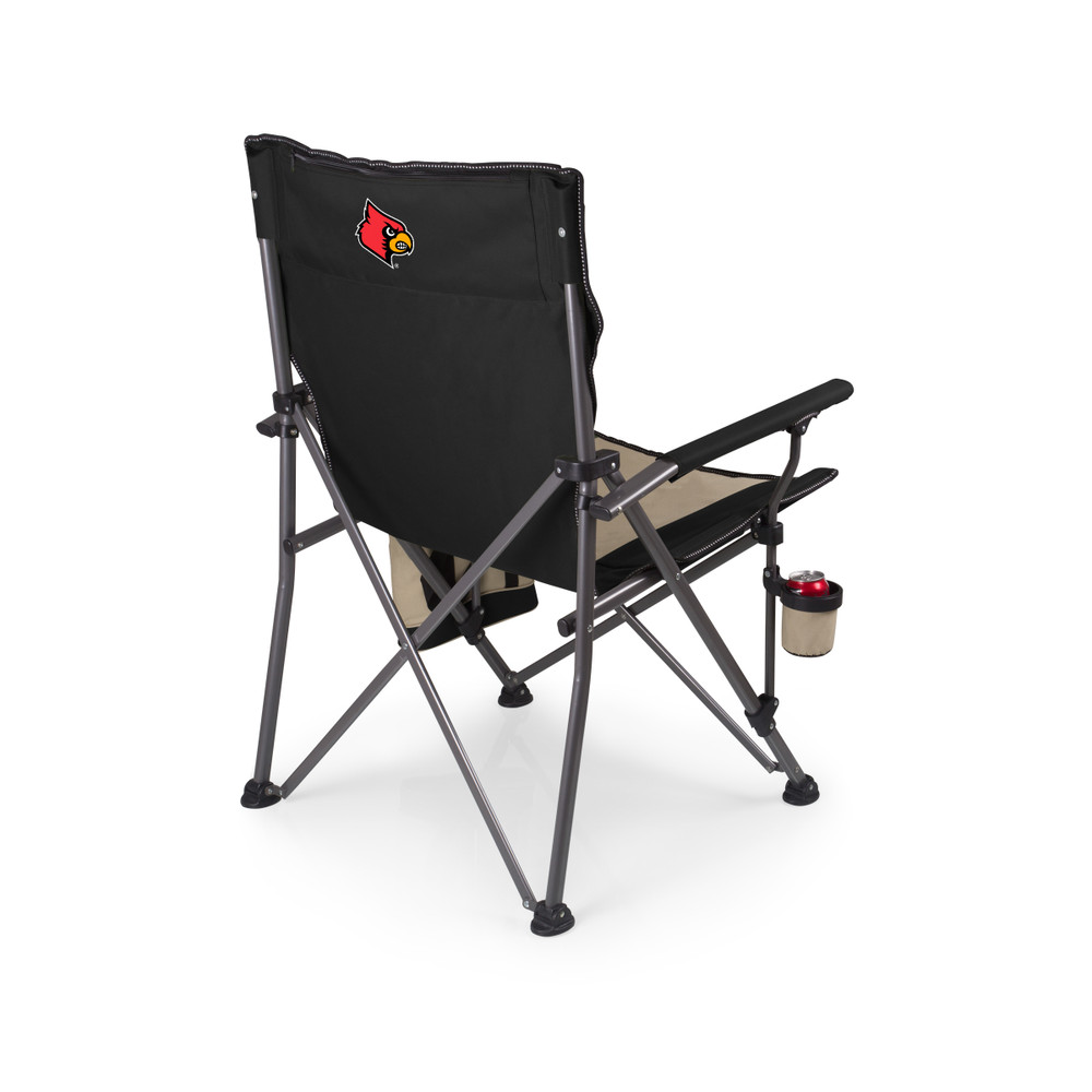 Louisville Cardinals Big Bear XXL Camping Chair with Cooler | Picnic Time | 808-00-175-304-0