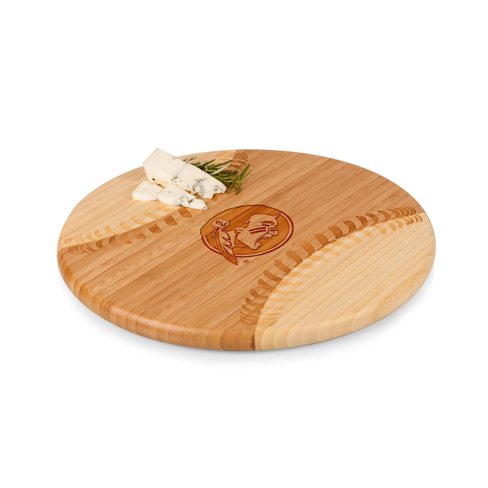 FSU Seminoles Home Run! Baseball Cutting Board & Serving Tray | Picnic Time | 894-00-505-173-0