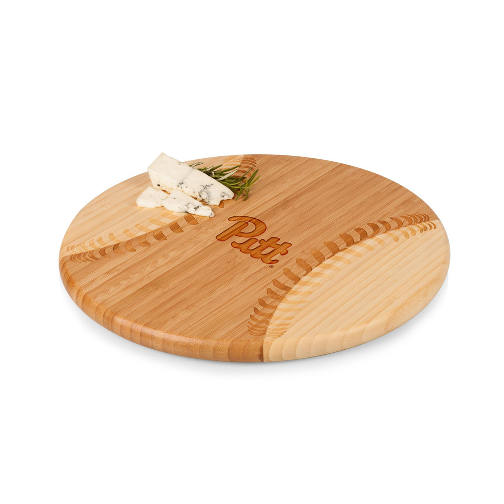 Pittsburgh Panthers Home Run! Baseball Cutting Board & Serving Tray | Picnic Time | 894-00-505-503-0