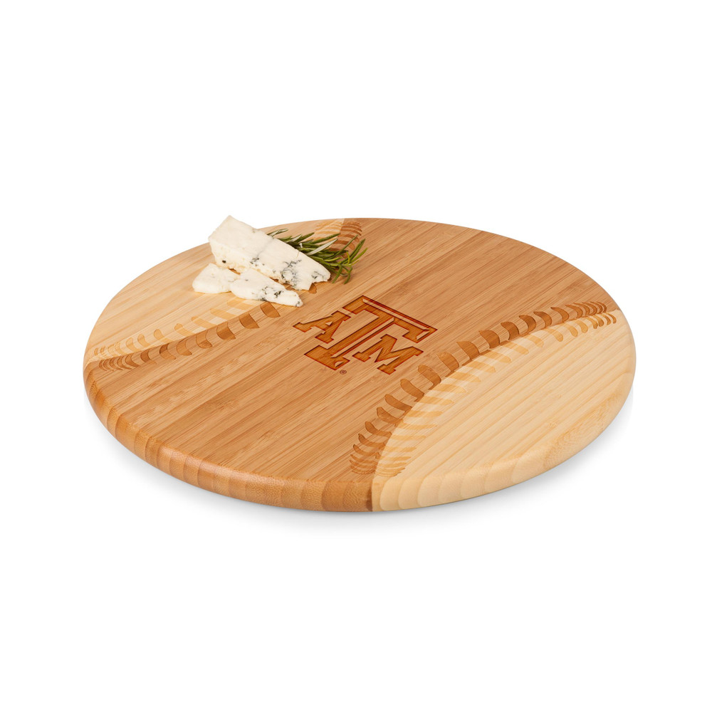 Texas A&M Aggies Home Run! Baseball Cutting Board & Serving Tray | Picnic Time | 894-00-505-563-0