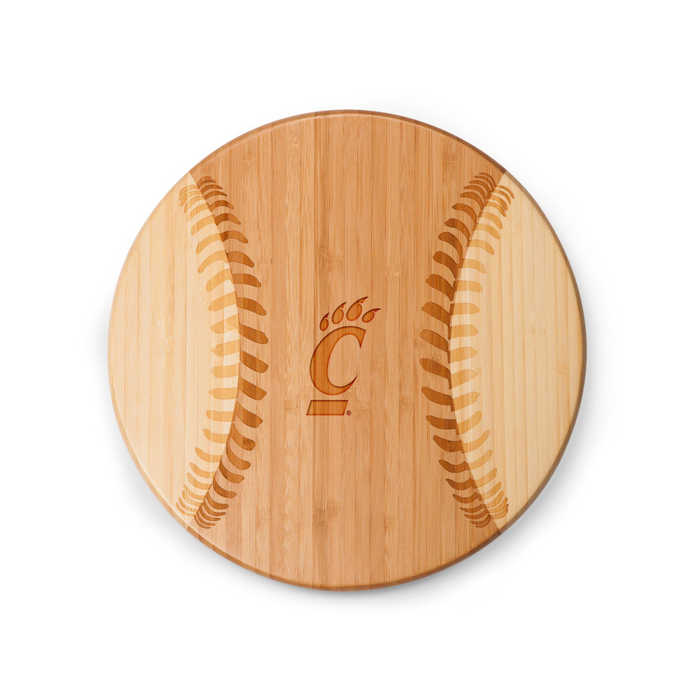 Cincinnati Bearcats Home Run! Baseball Cutting Board & Serving Tray | Picnic Time | 894-00-505-663-0