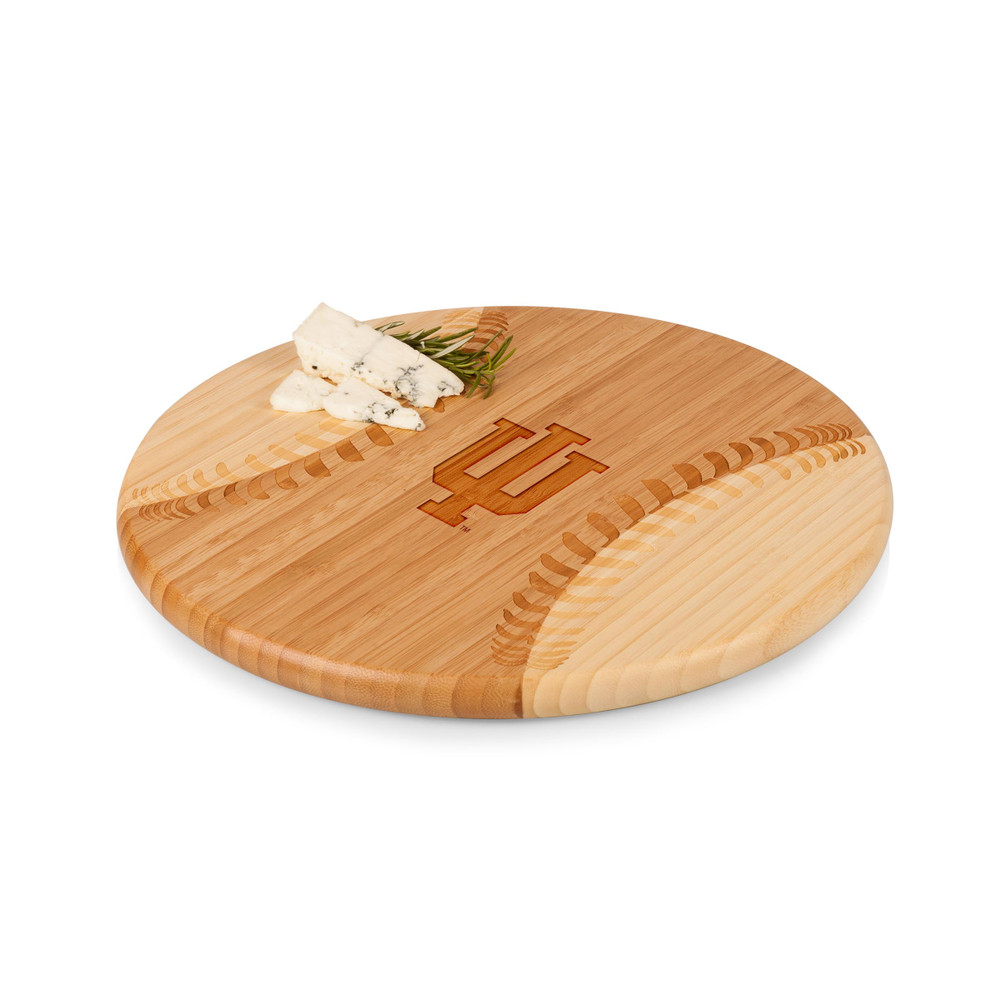 Indiana Hoosiers Home Run! Baseball Cutting Board & Serving Tray | Picnic Time | 894-00-505-673-0