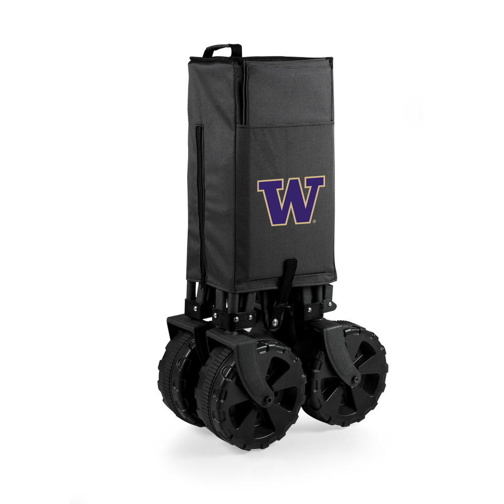 Washington Huskies Adventure Wagon Elite All-Terrain Portable Utility Wagon | Picnic Time | 741-85-679-624-0