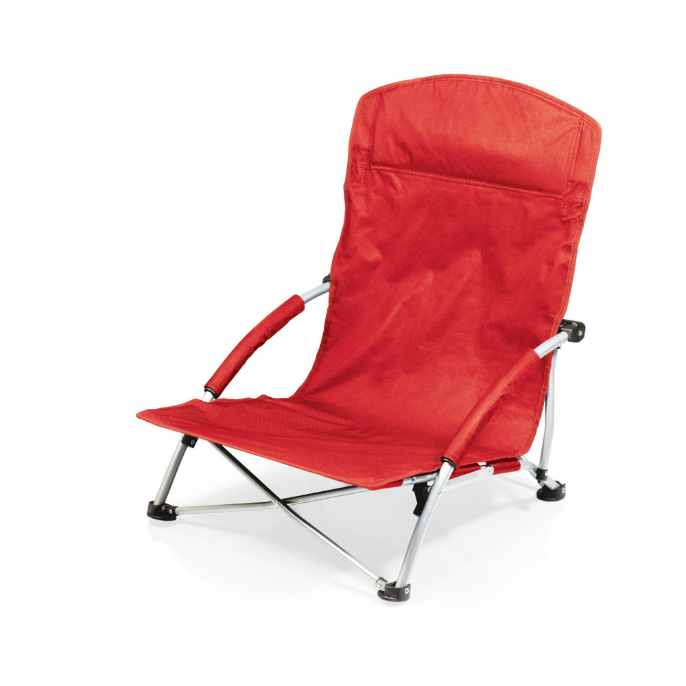 Oklahoma Sooners Tranquility Beach Chair with Carry Bag | Picnic Time | 792-00-100-454-0