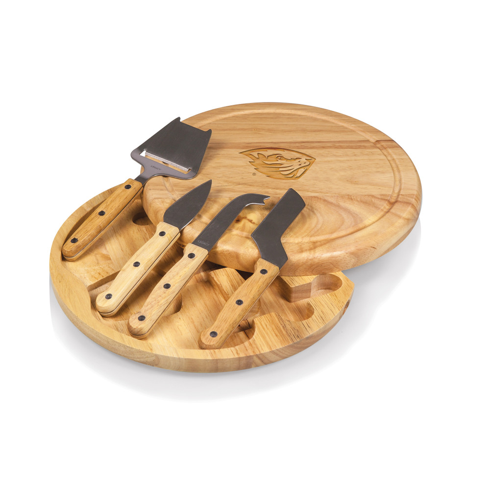 Oregon State Beavers Circo Cheese Cutting Board & Tools Set | Picnic Time | 854-00-505-483-0