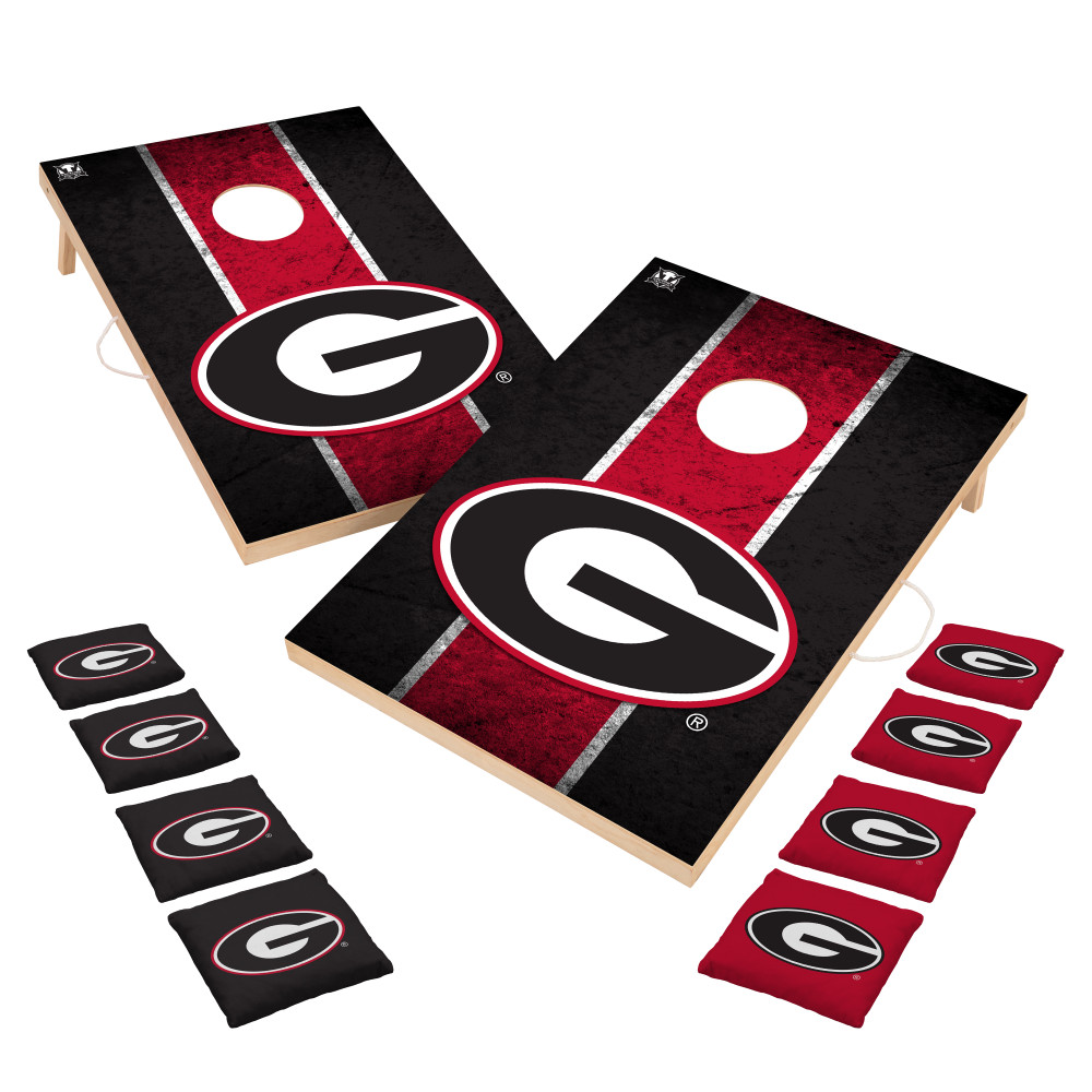 Georgia Bulldogs 2 x 3 Solid Wood Cornhole Set | VICTORY TAILGATE | 9514208-2-2