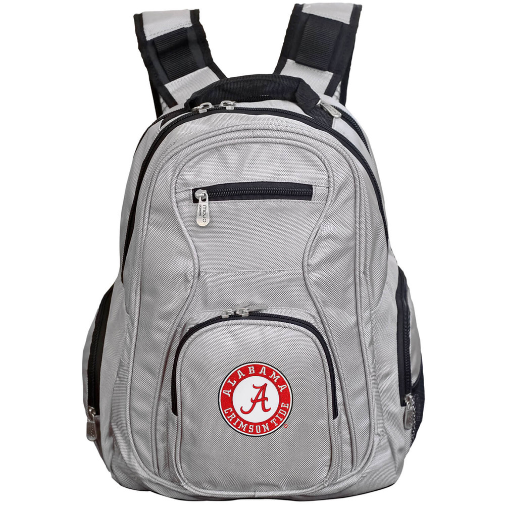 Alabama Crimson Tide 19in. Premium Laptop Backpack - Gray| Mojo |CLALL704-G