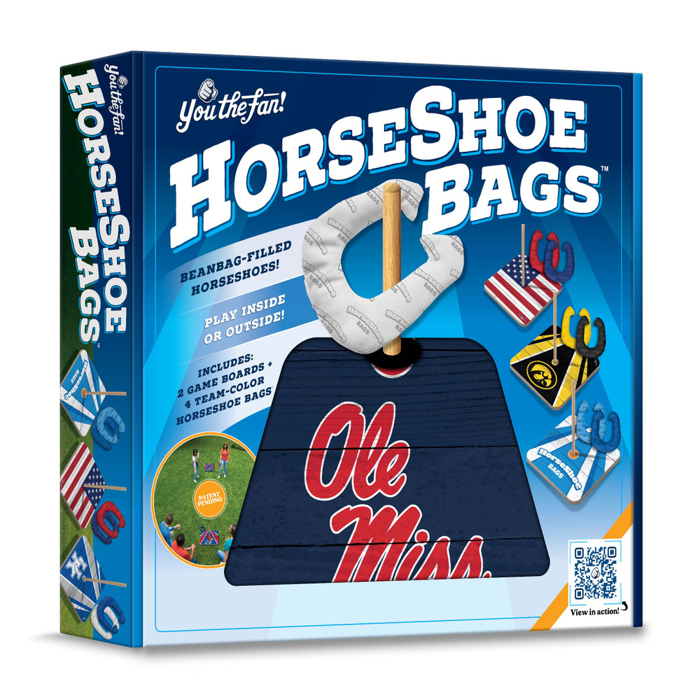 Mississippi Rebels Horseshoe Bag Game