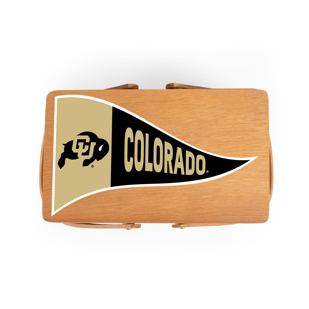 Colorado Buffaloes Poppy Personal Picnic Basket | Picnic Time | 124-00-299-124-0