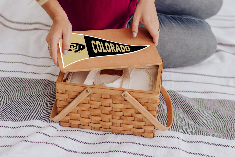 Colorado Buffaloes Poppy Personal Picnic Basket | Picnic Time | 124-00-299-124-0