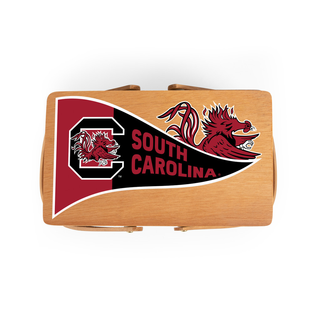 South Carolina Gamecocks Poppy Personal Picnic Basket | Picnic Time | 124-00-299-524-0