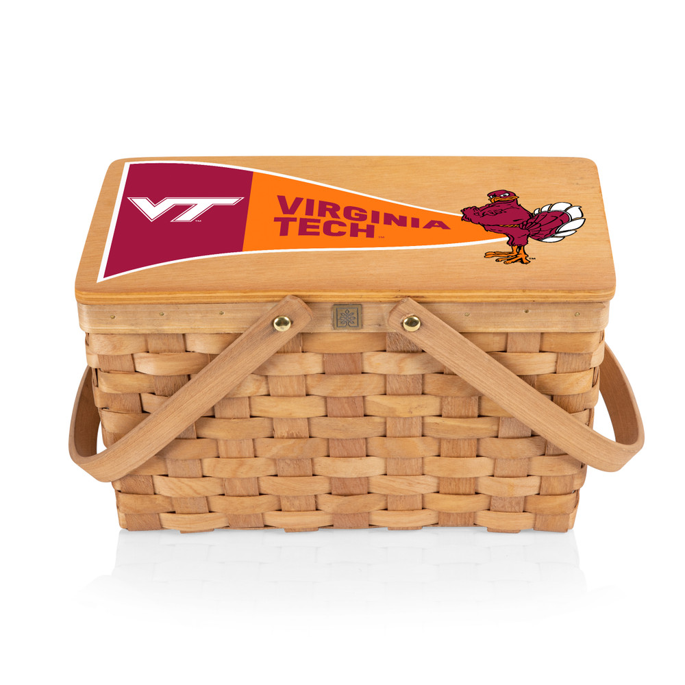 Virginia Tech Hokies Poppy Personal Picnic Basket | Picnic Time | 124-00-299-604-0