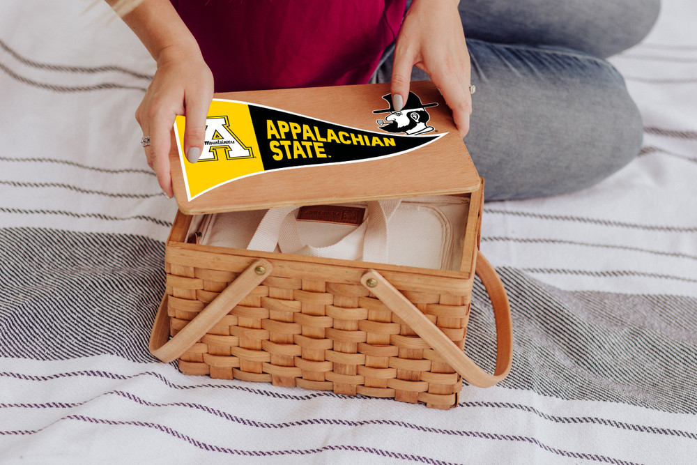 Appalachian State Mountaineers Poppy Personal Picnic Basket | Picnic Time | 124-00-299-794-0