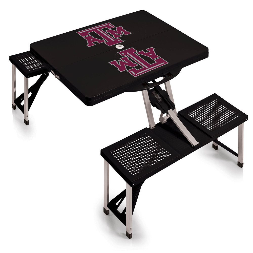 Texas A&M Aggies Folding Picnic Table | Picnic Time | 811-00-175-564-0