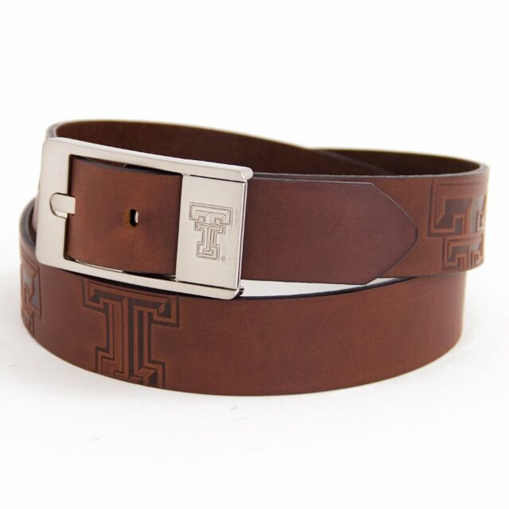 Texas Tech Red Raiders Brandish Brown Belt | Eagles Wings | 9413-