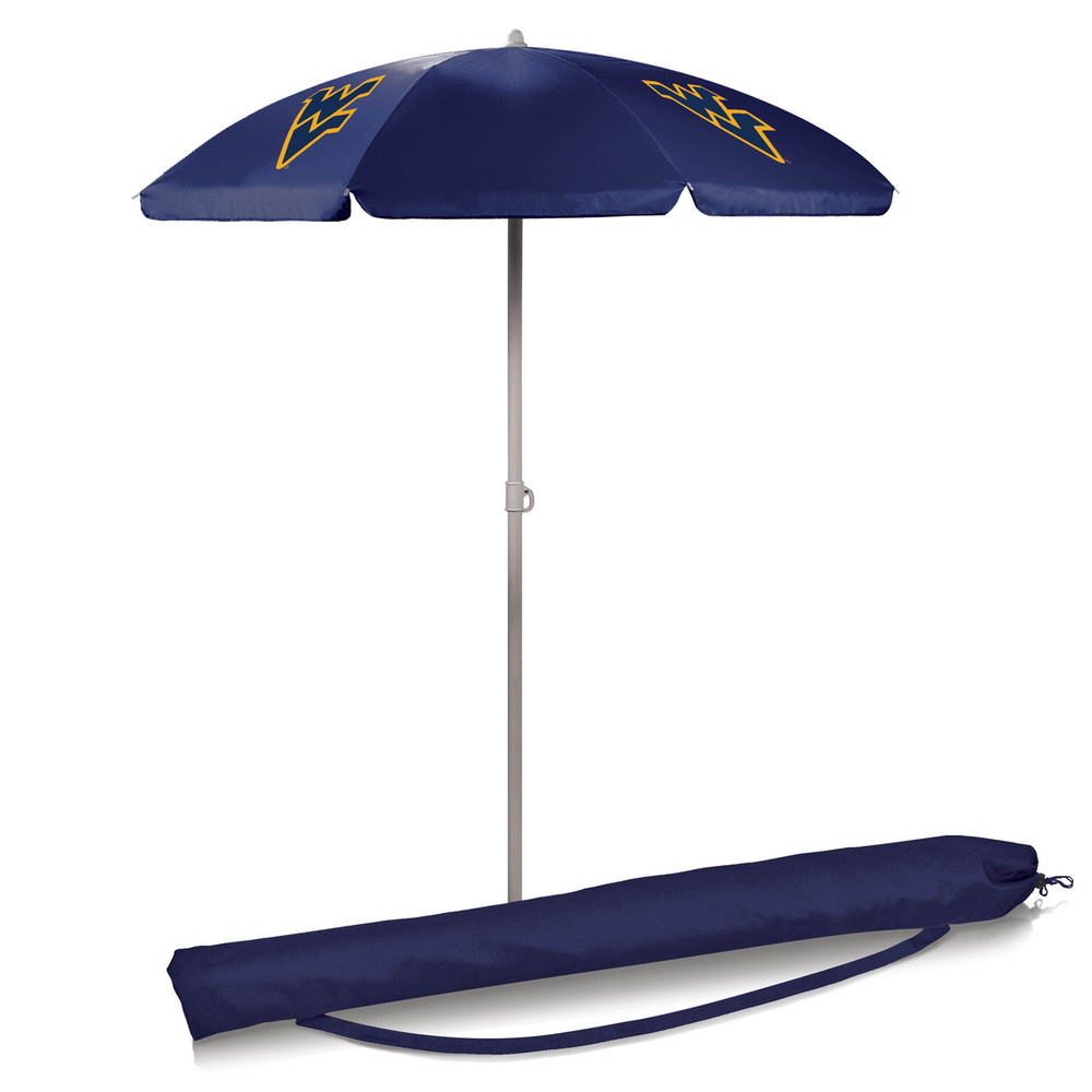 West Virginia Mountaineers Beach Umbrella