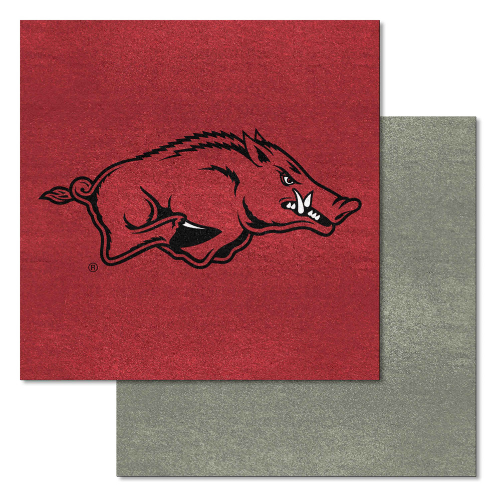 Arkansas Razorbacks Carpet Tiles | Fanmats | 8526