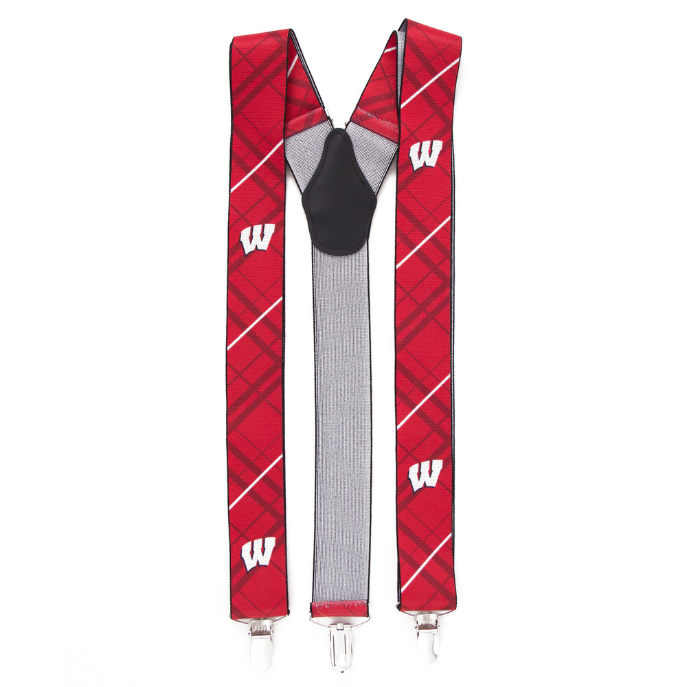 Wisconsin Badgers Oxford Suspenders | Eagles Wings | 8090