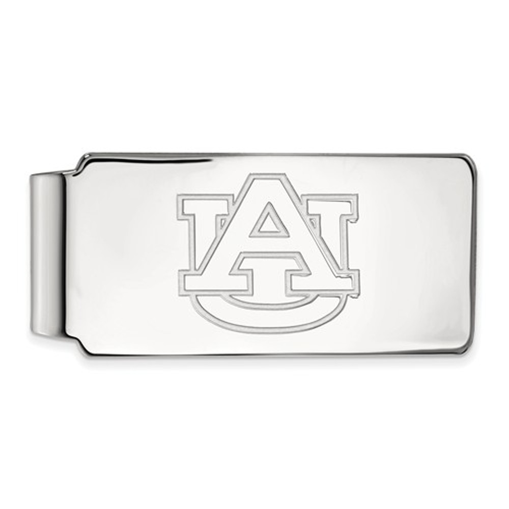 Auburn University Logo Sterling Silver Money Clip | Logo Art | SS025AU