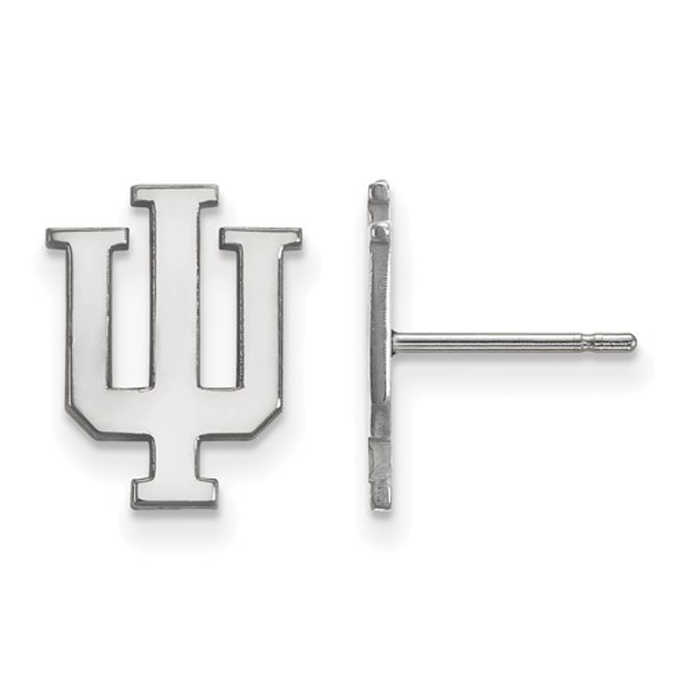 Indiana Hoosiers Sterling Silver Post Earrings | Logo Art | SS009IU